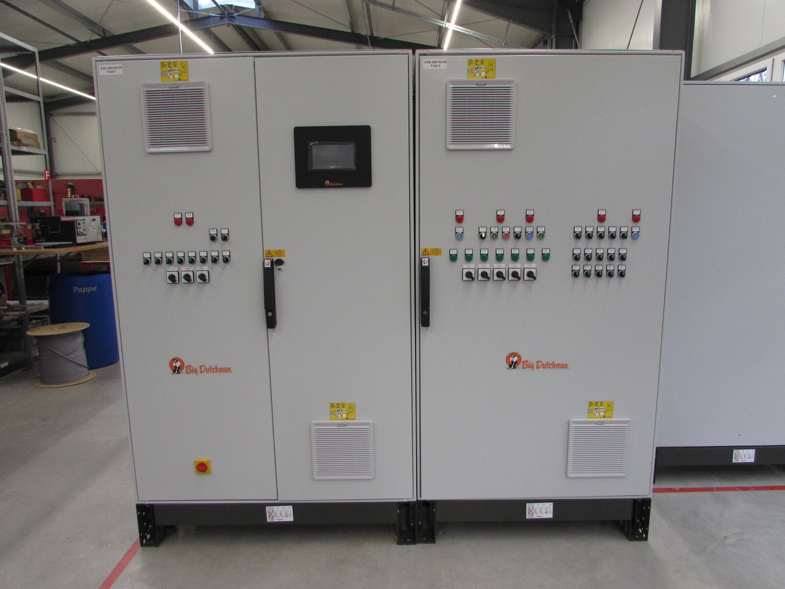 Control cab. Ventilation/Feed cart/ Lighting